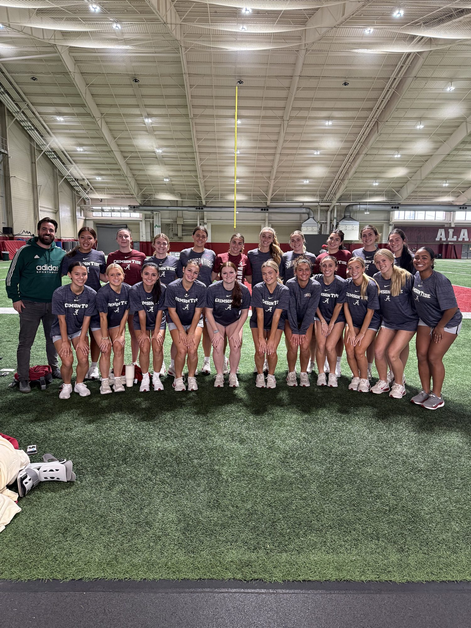 Louis Harrington with a university squad